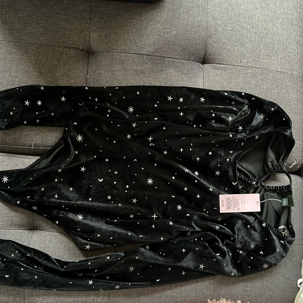 Black velour galaxy